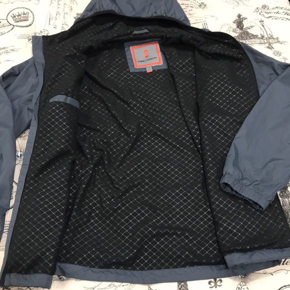 🎁 Free Country  Wind Shear Zip Up Hooded Jacket - Picture 10 of 11